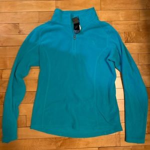 North Face Quarter Zip Fleece Jacket